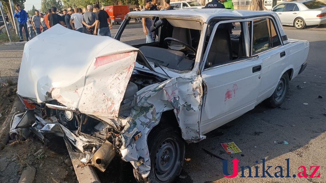 Tovuzda qəza oldu, yaralılar var - FOTOLAR